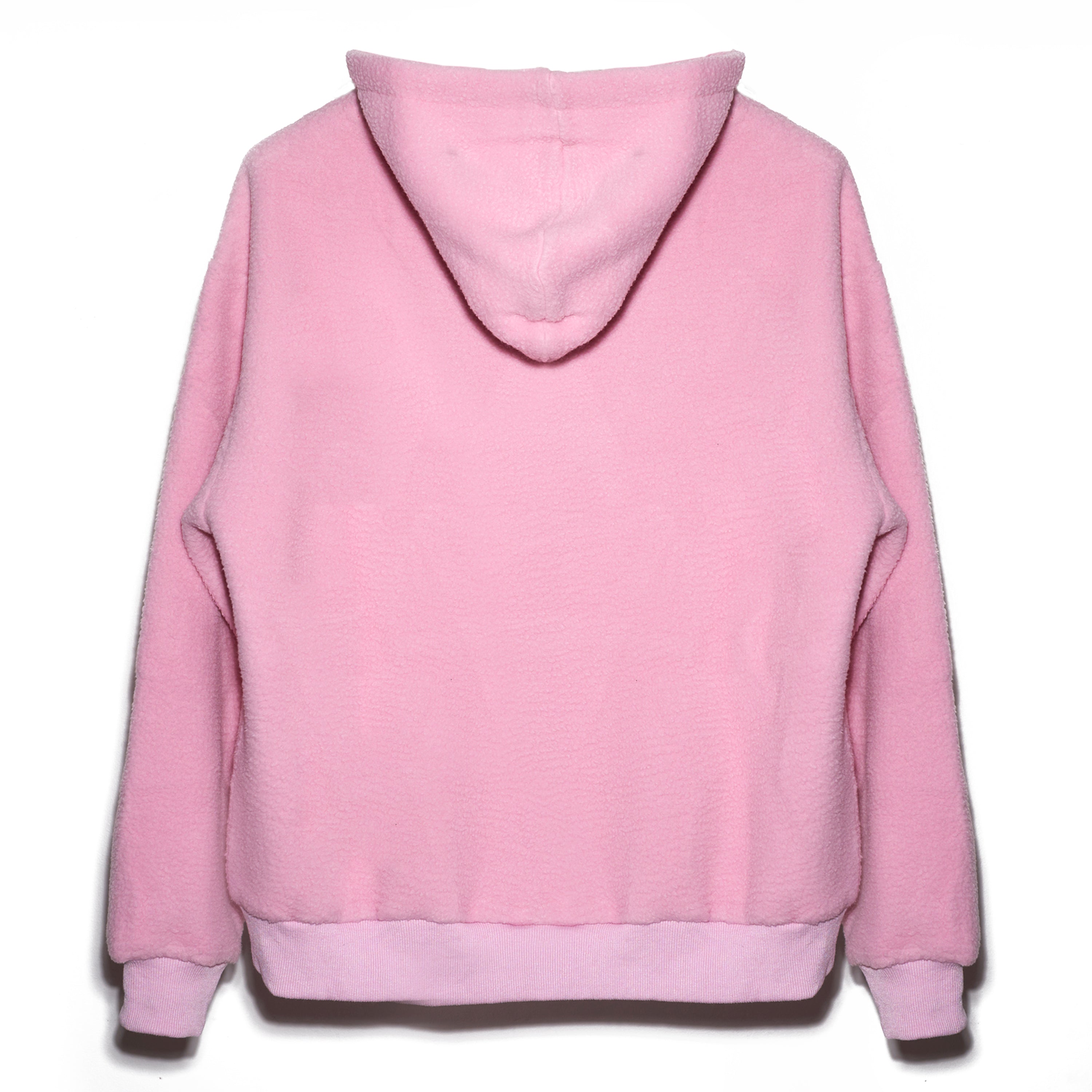 Pink sherpa outlet hoodie