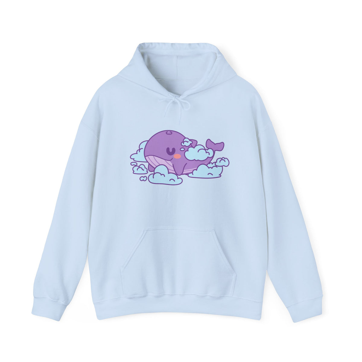 TinyTAN Inspired Purple Whale Hoodie