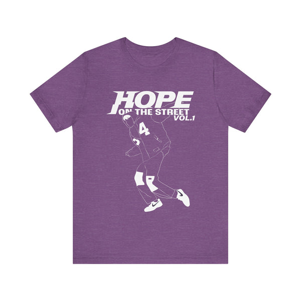 Hope On The Street Art T-Shirt, JHOPE,  White Print Comfy Shirt