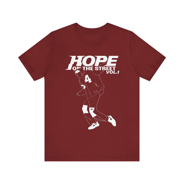 Hope On The Street Art T-Shirt, JHOPE,  White Print Comfy Shirt