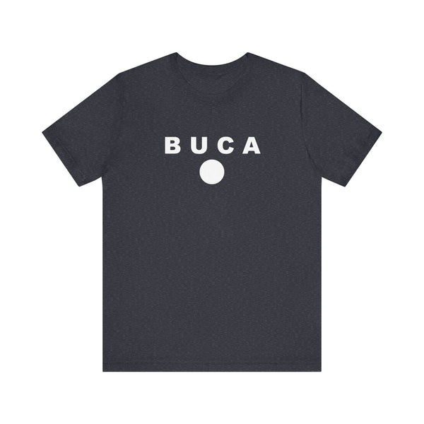BUCA HOLE White Print T-Shirt