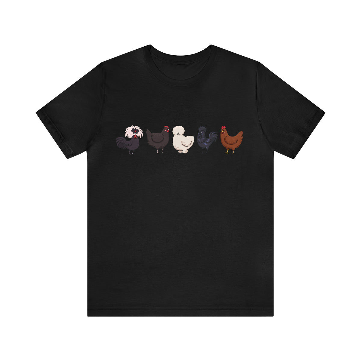 Kawaii Chicken Art T-Shirt