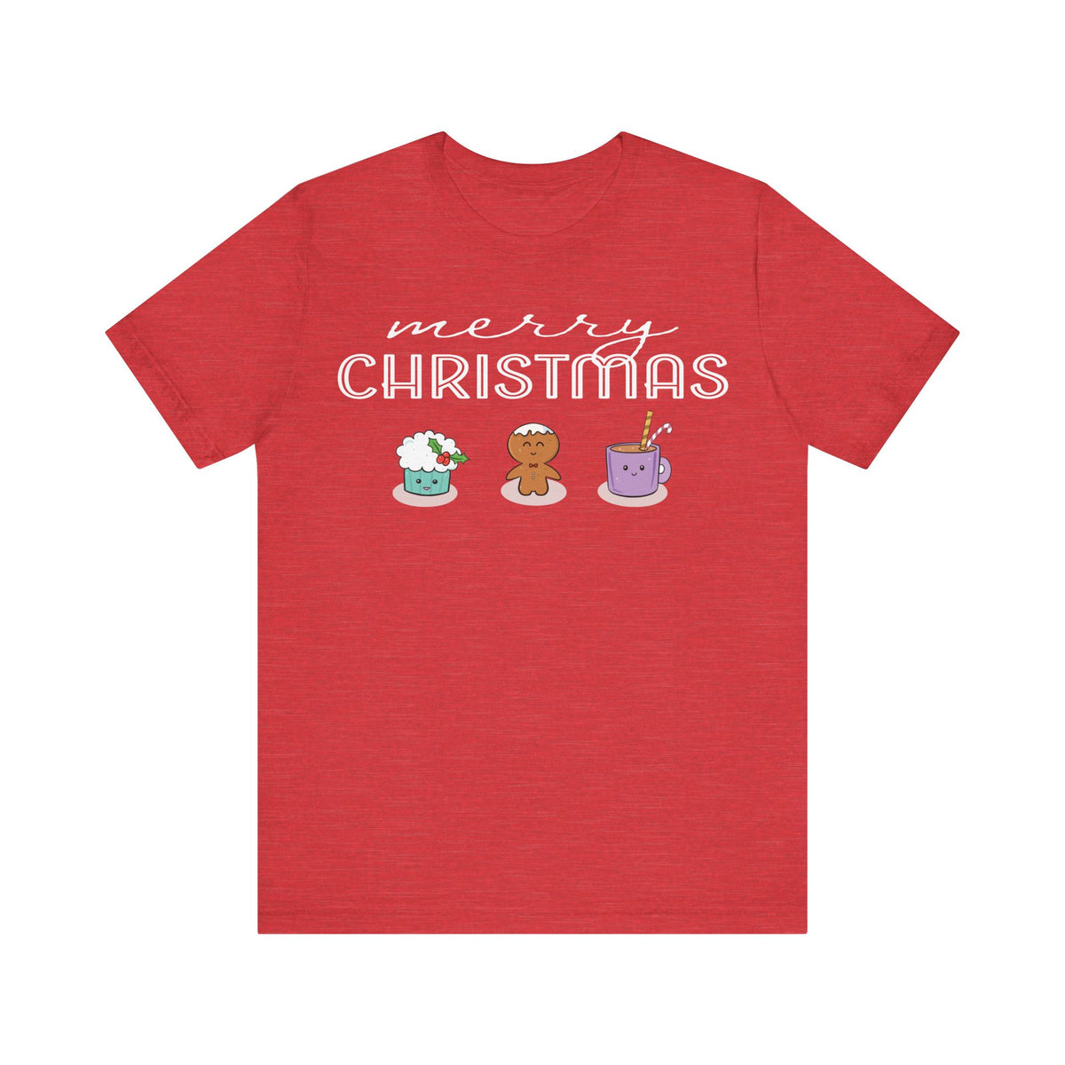 Kawaii Merry Christmas Shirt | Holiday Gift T-Shirt