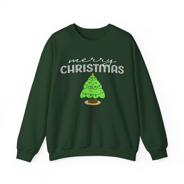 Kawaii Christmas Tree | Holiday Sweatshirt
