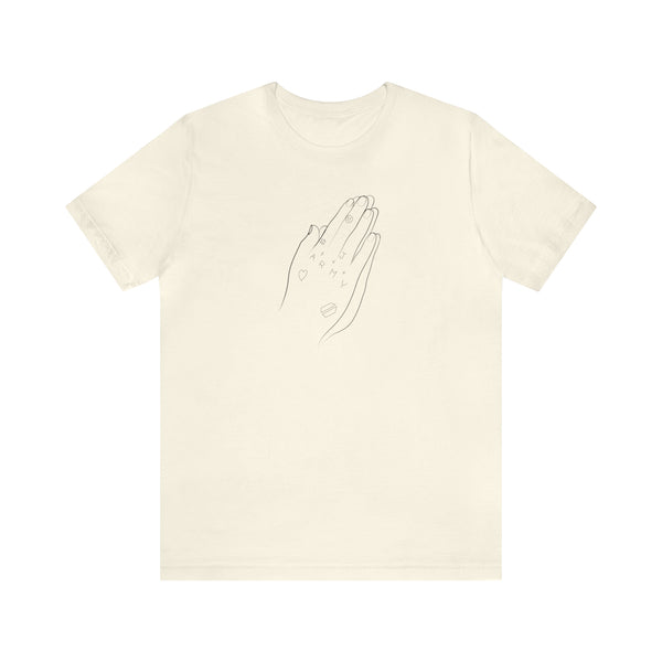 Jungkook Golden Praying Hands T-Shirt