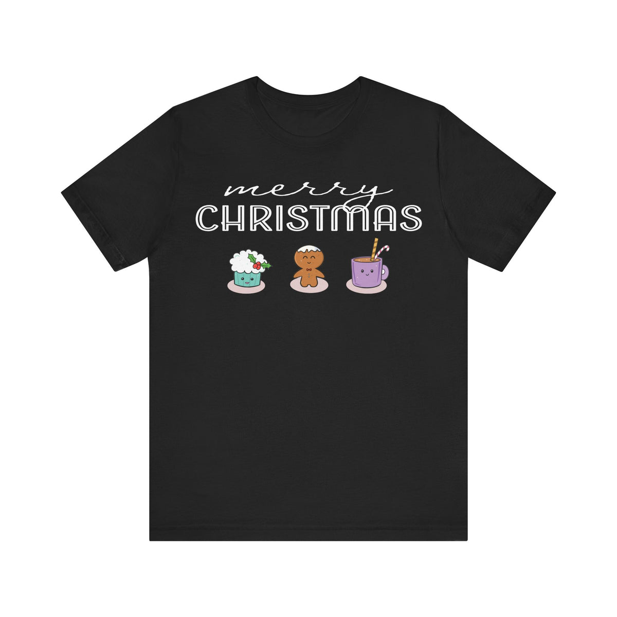 Kawaii Merry Christmas Shirt | Holiday Gift T-Shirt