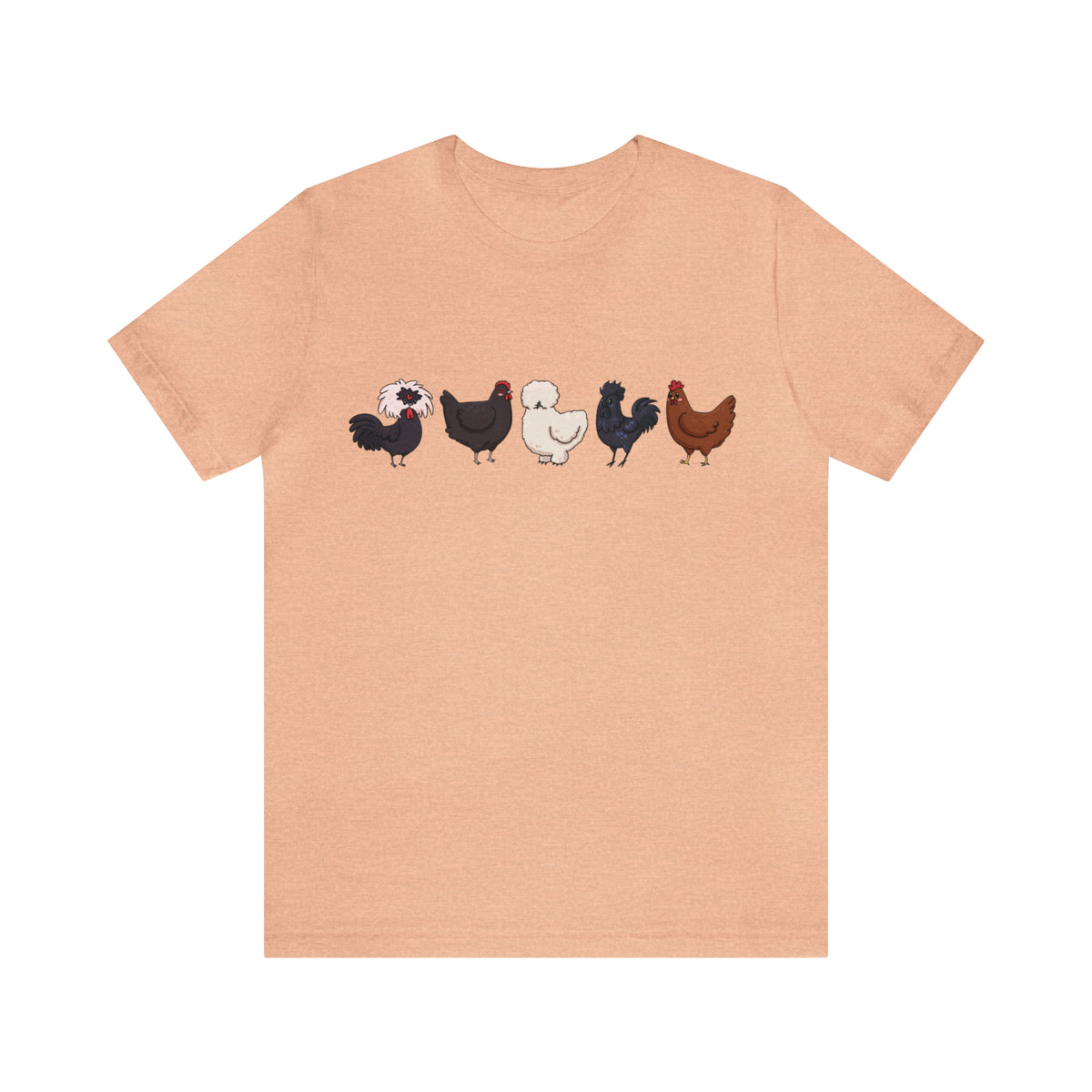 Kawaii Chicken Art T-Shirt