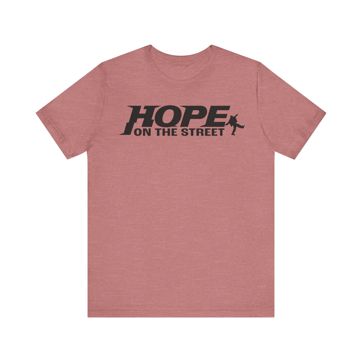 Hope On The Street, Black Print, Graphic (2) T-Shirt
