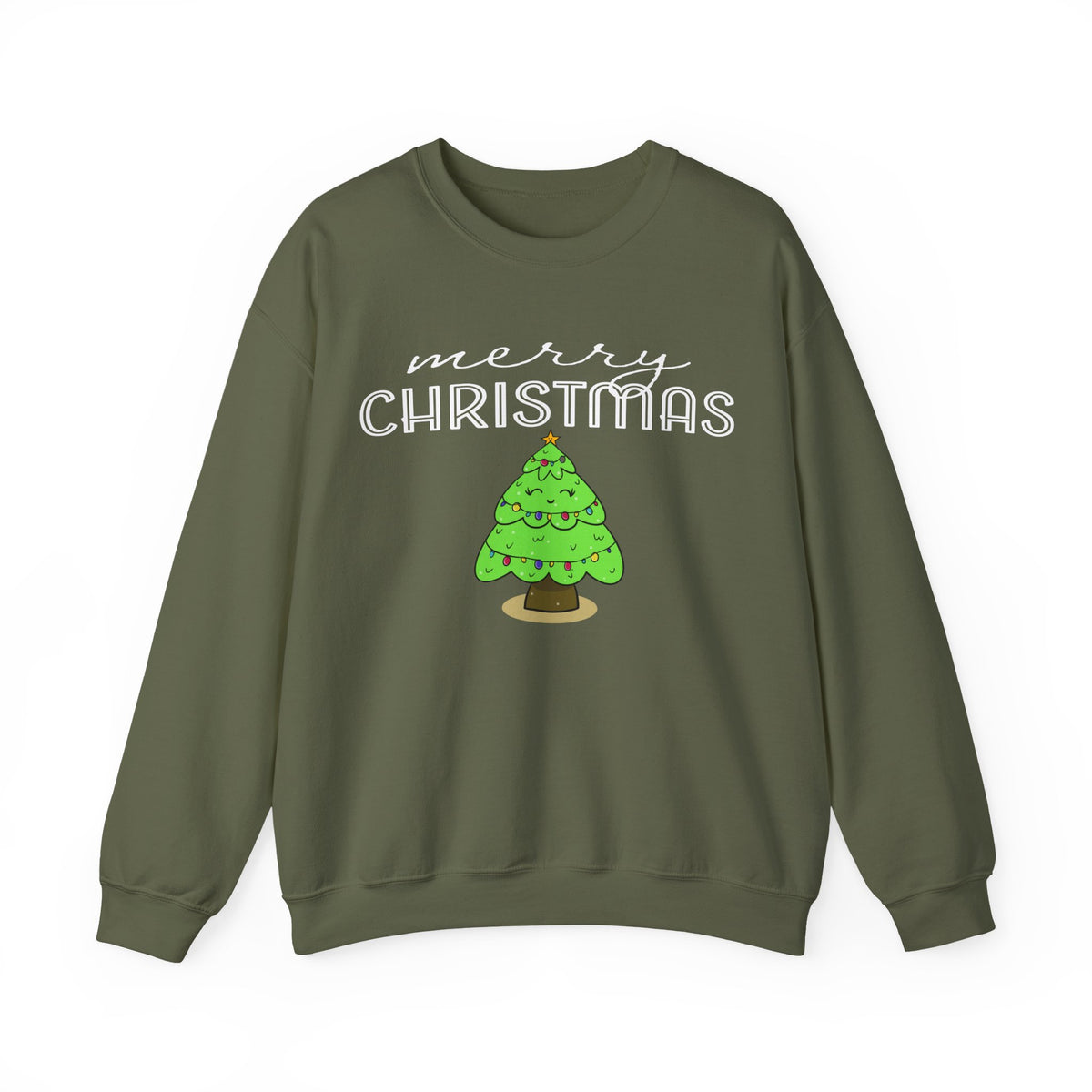 Kawaii Christmas Tree | Holiday Sweatshirt
