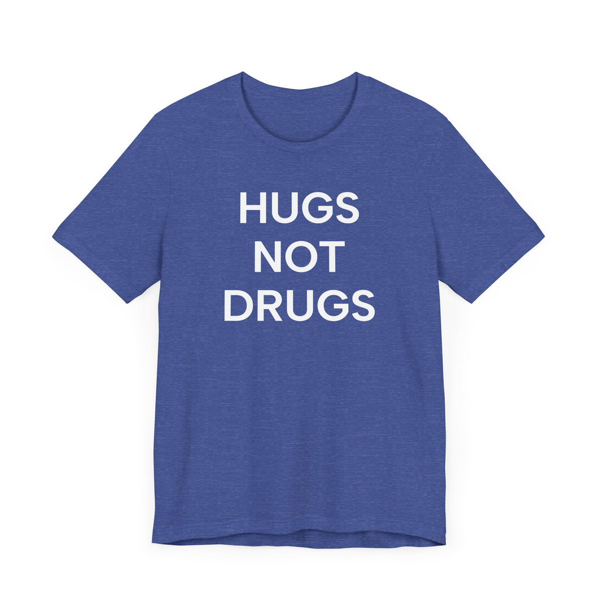 Hugs NOT Drugs Print T-Shirt