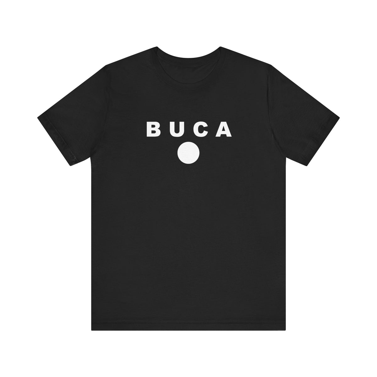 BUCA HOLE White Print T-Shirt