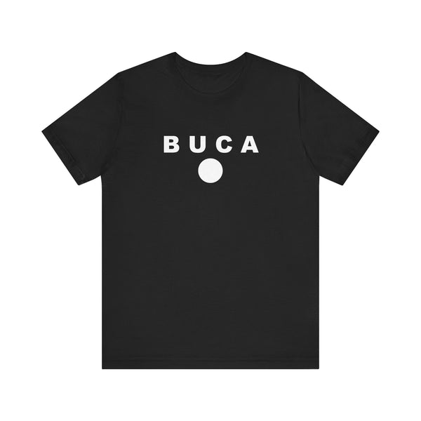 BUCA HOLE White Print T-Shirt
