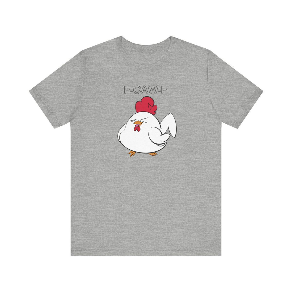 Chicken Funny Meme FCAWF White T-Shirt