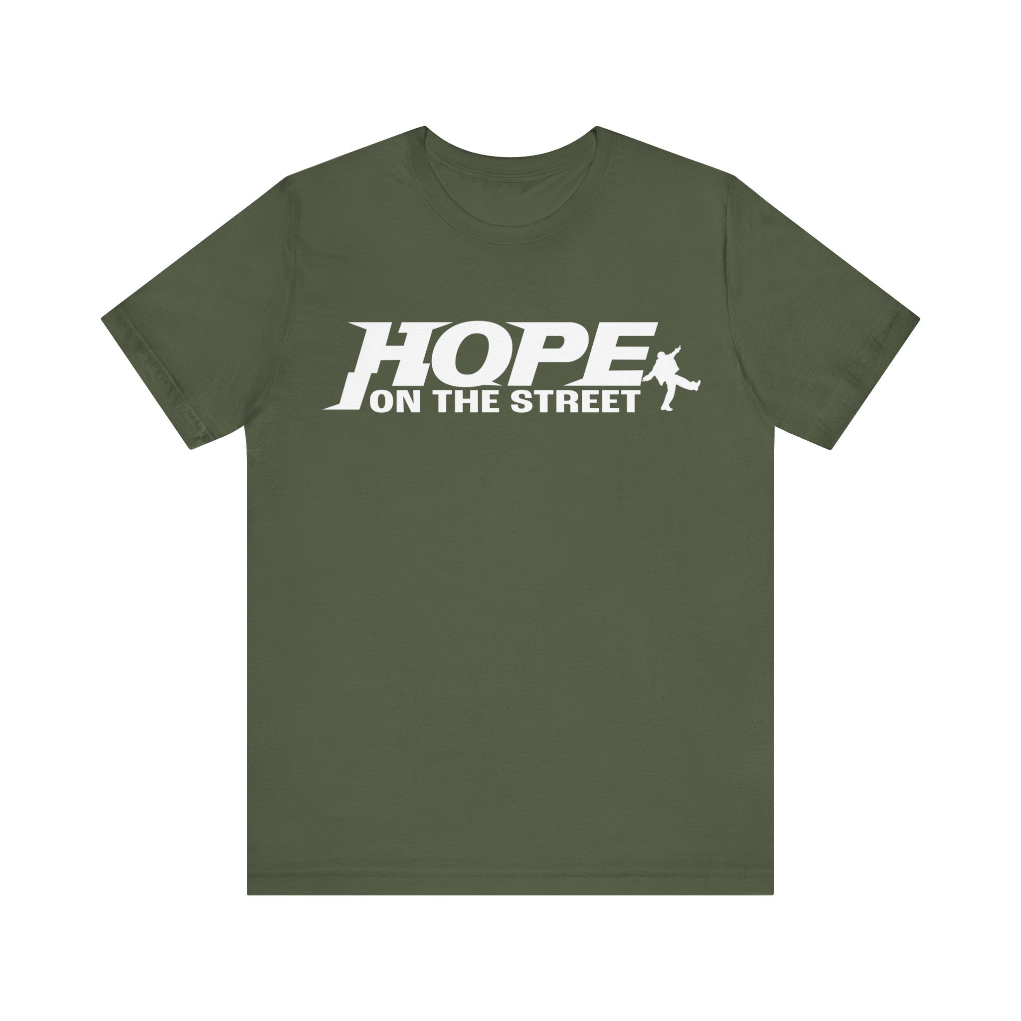 Hope On The Street T-Shirt, JHOPE, White Print Comfy Shirt