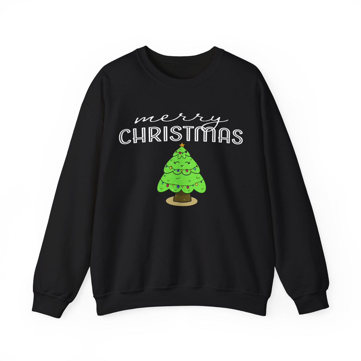 Kawaii Christmas Tree | Holiday Sweatshirt