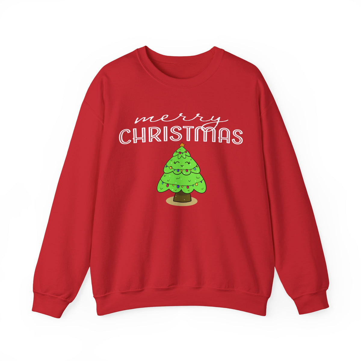 Kawaii Christmas Tree | Holiday Sweatshirt