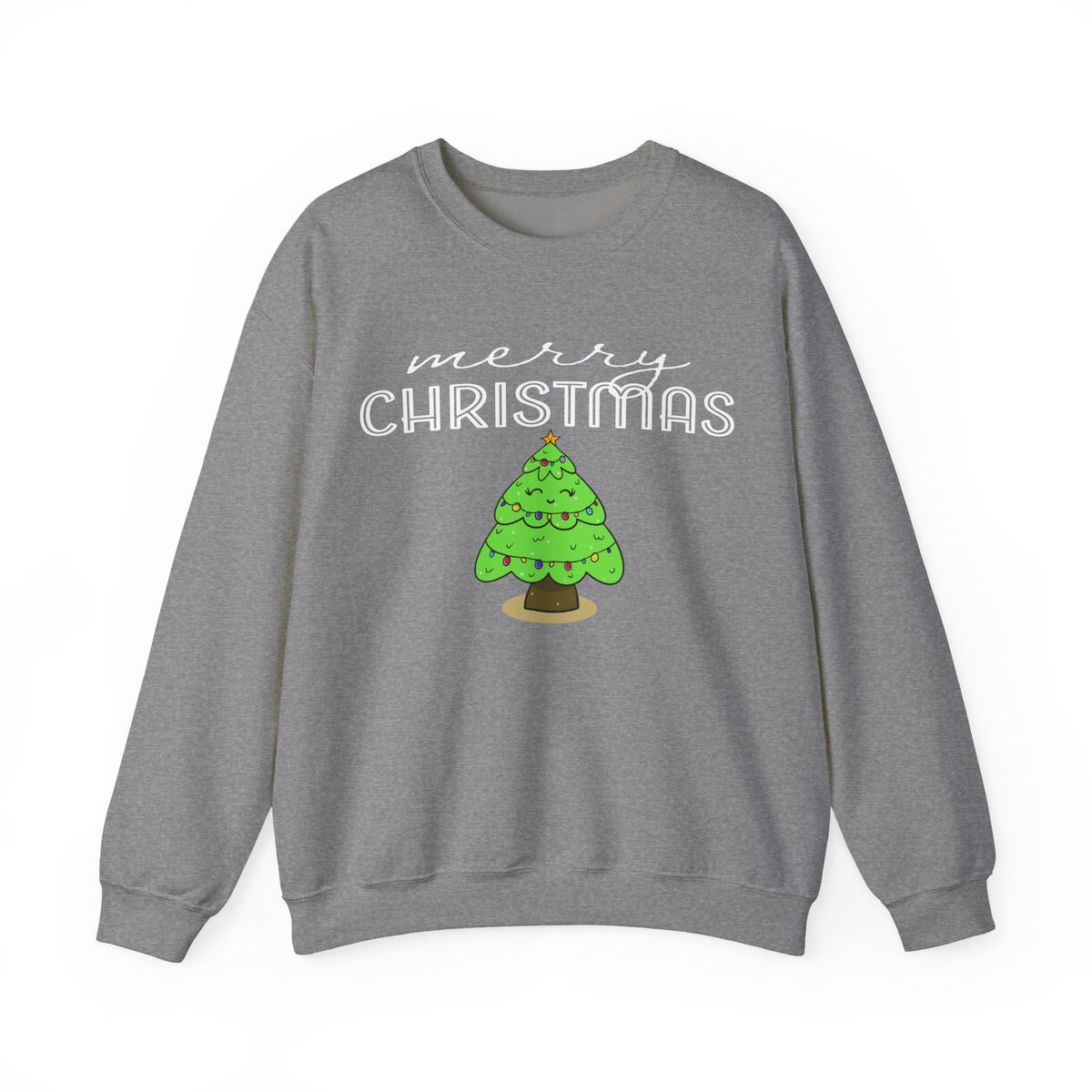 Kawaii Christmas Tree | Holiday Sweatshirt