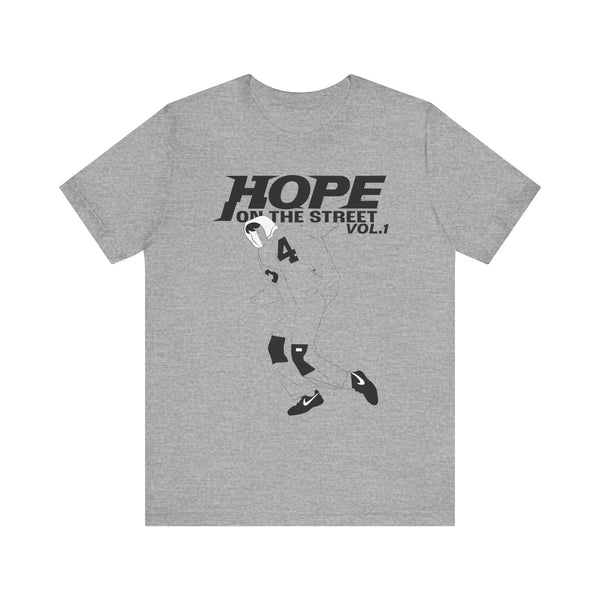 Hope On The Street, Black Print, Graphic Art T-Shirt