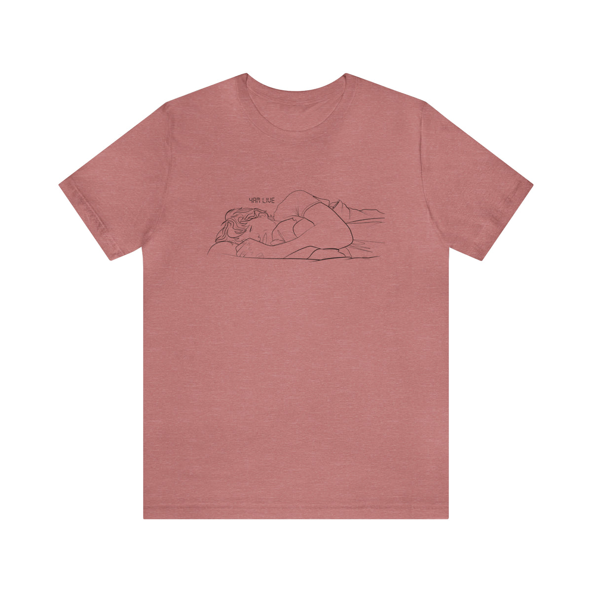 Jungkook T-Shirt, JK Live, Jungkook on Live, BTS Jungkook sleeping, Black Print Comfy Tee Shirt
