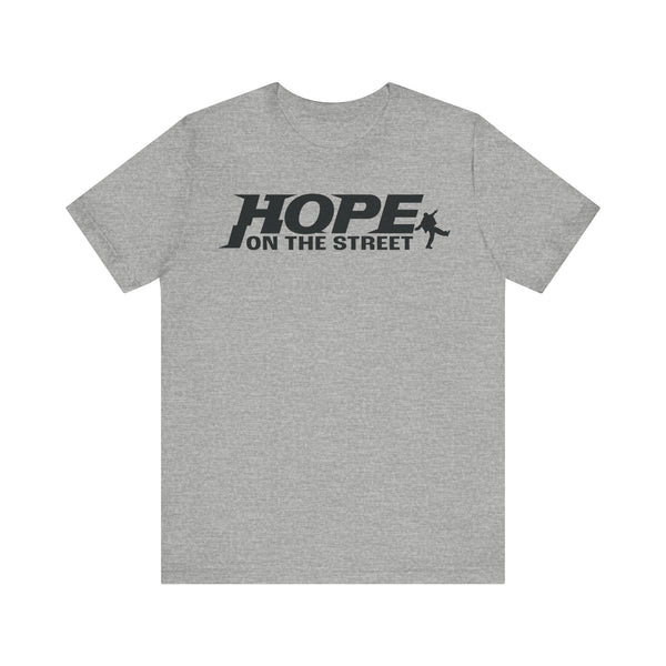 Hope On The Street, Black Print, Graphic (2) T-Shirt