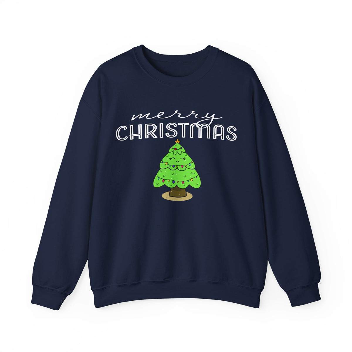 Kawaii Christmas Tree | Holiday Sweatshirt