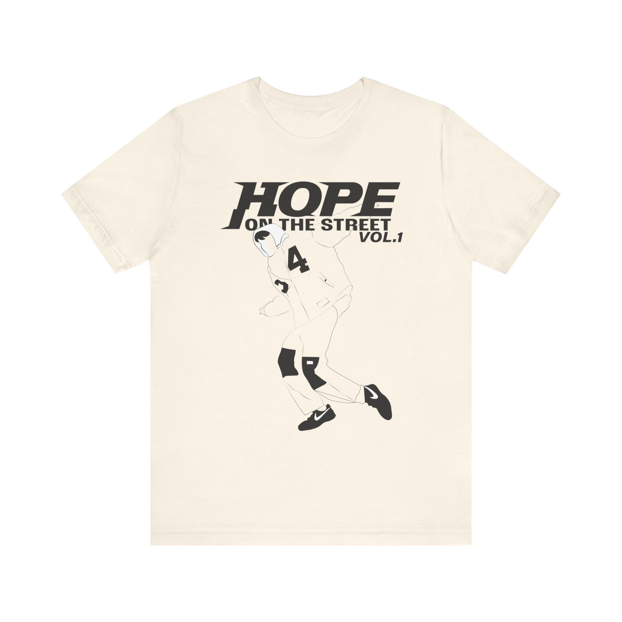 Hope On The Street, Black Print, Graphic Art T-Shirt – RoyalTees
