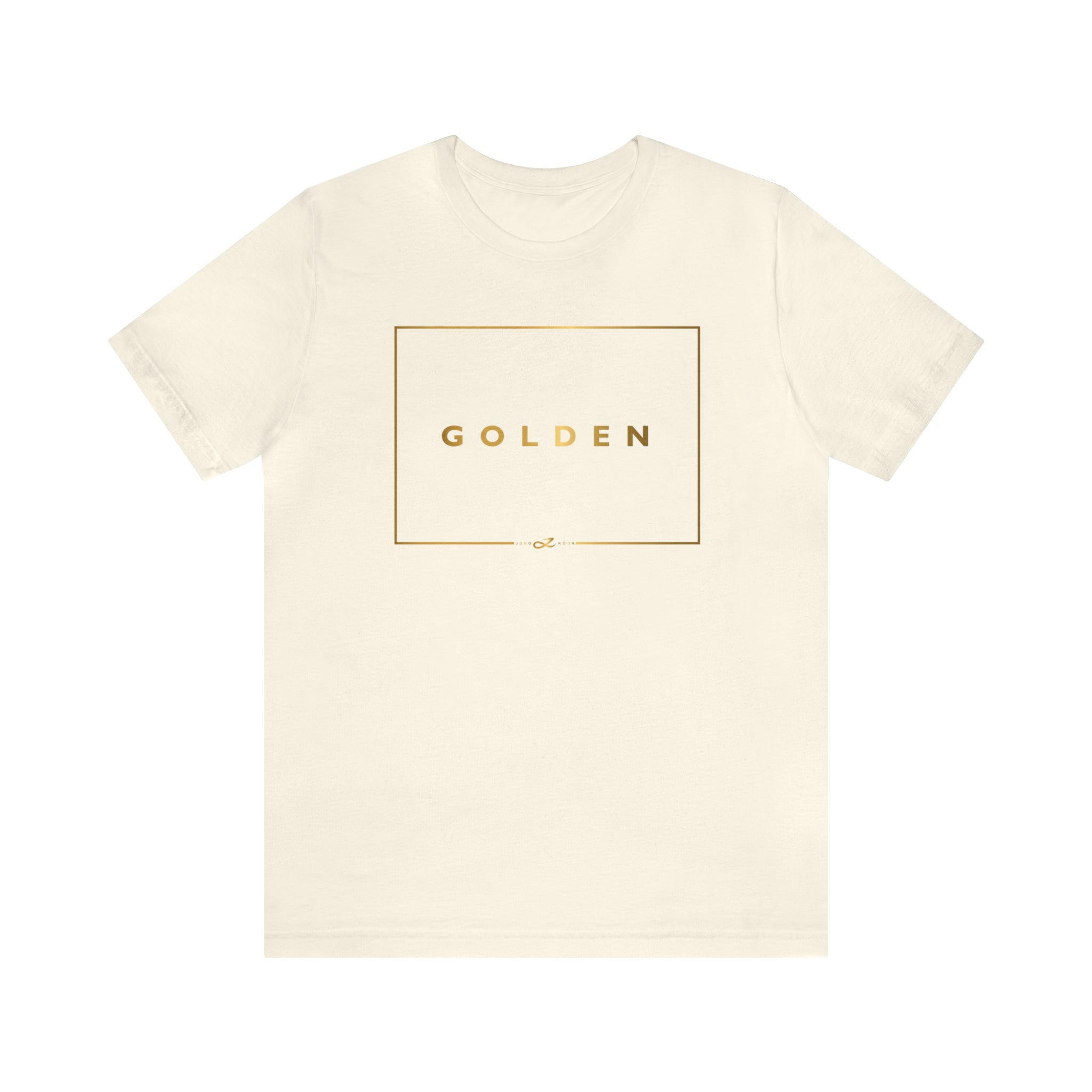 未使用品 BTS JUNG KOOK GOLDEN Tシャツ Mサイズ Jungkook Golden Tshirt, K-pop Merch Cotton Tee Shirt for Fans